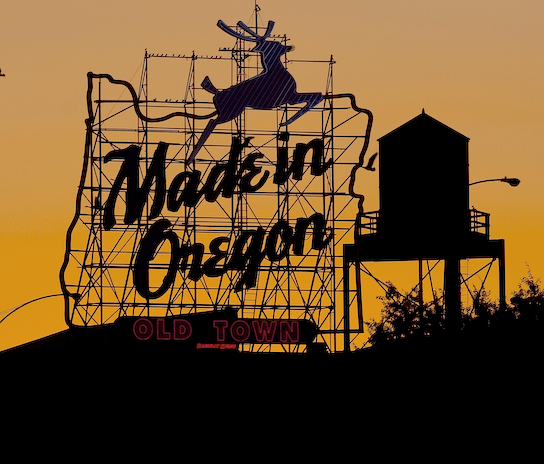 Old Town Watertower, Made in Oregon